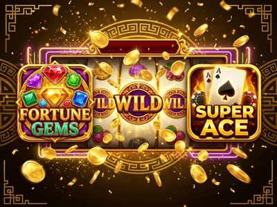 Luxury casino gaming environment with gold accents